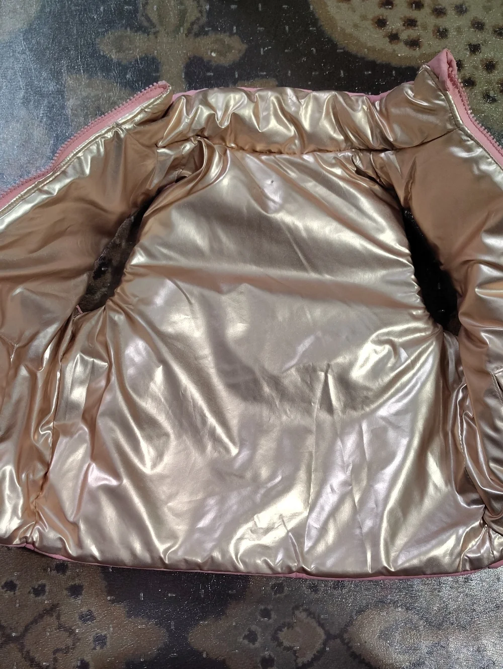 3t Pink And Gold Reversible Vest $25